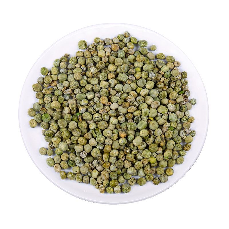 Pois de jardin vert déshydraté