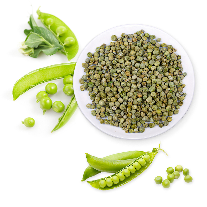 Pois de jardin vert déshydraté